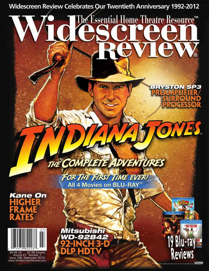WIDESCREEN REVIEW magazine side cover Issue 169 September 2012