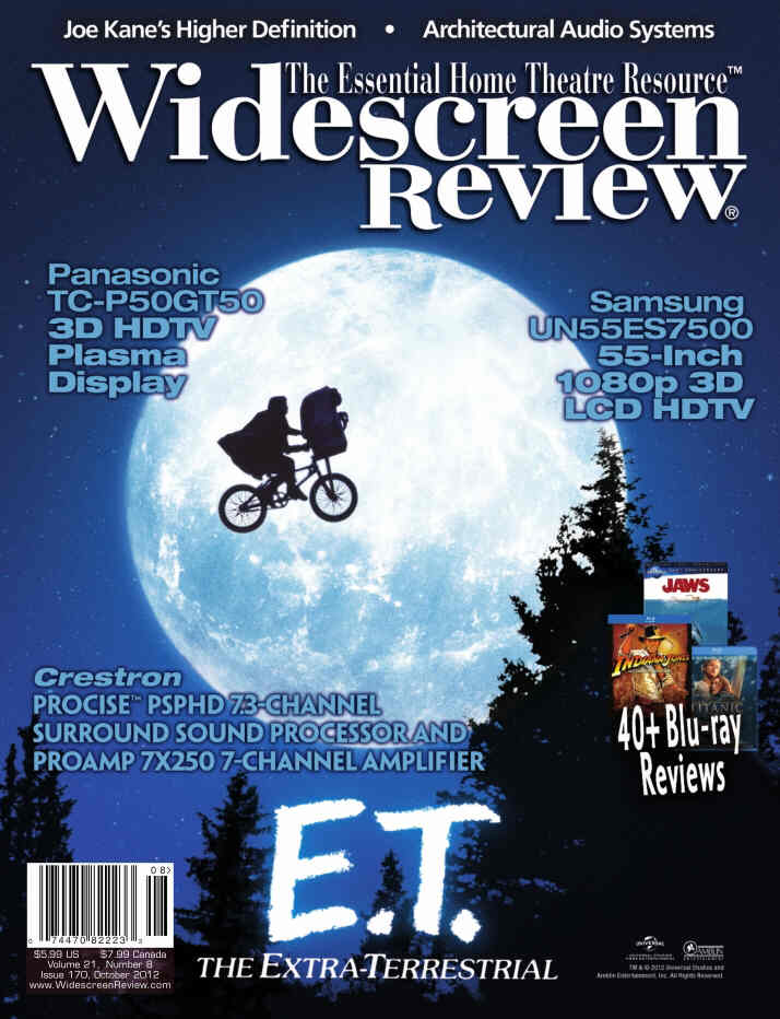 WIDESCREEN REVIEW magazine side cover Issue 170 October 2012