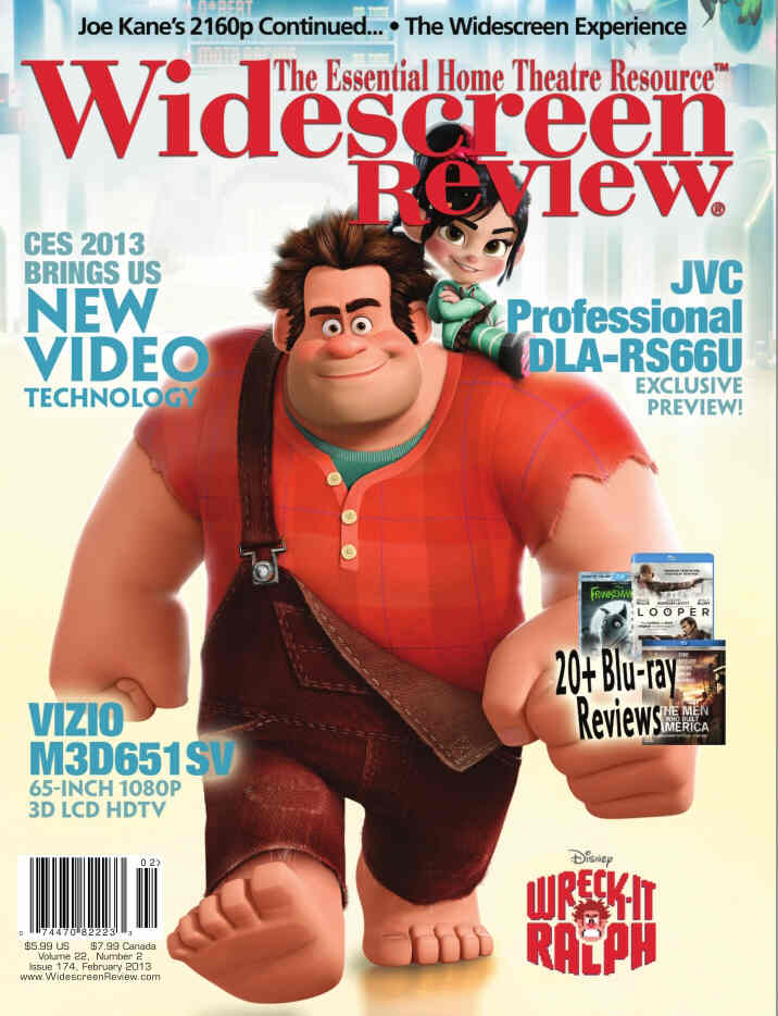 WIDESCREEN REVIEW magazine side cover Issue 174 February 2013