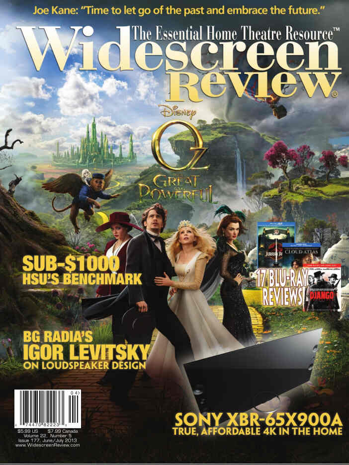 WIDESCREEN REVIEW magazine side cover Issue 177 June/July 2013