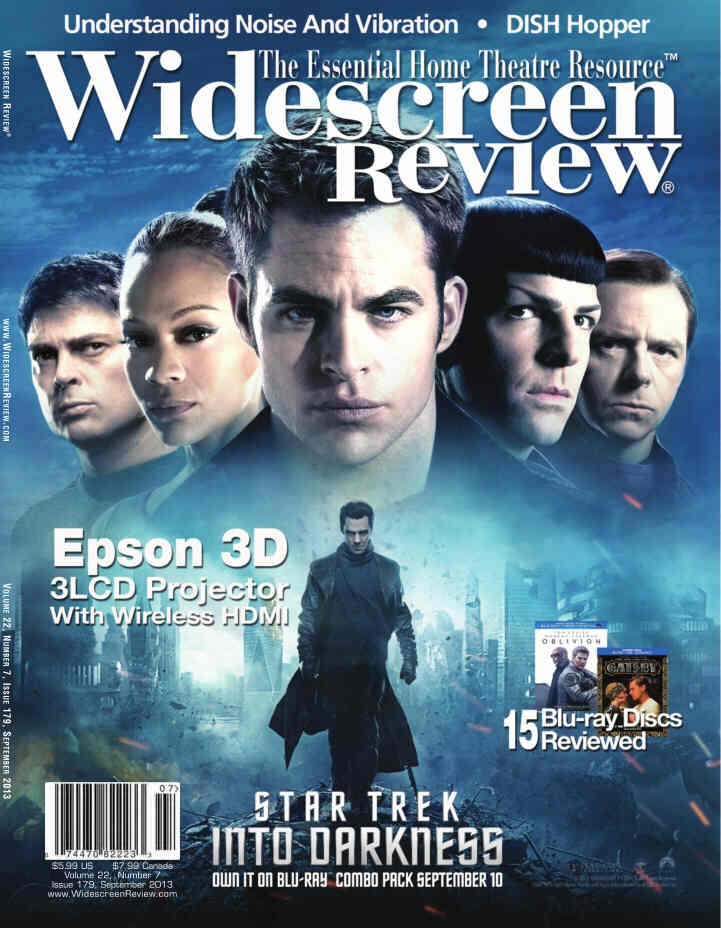 WIDESCREEN REVIEW magazine side cover Issue 179 September 2013