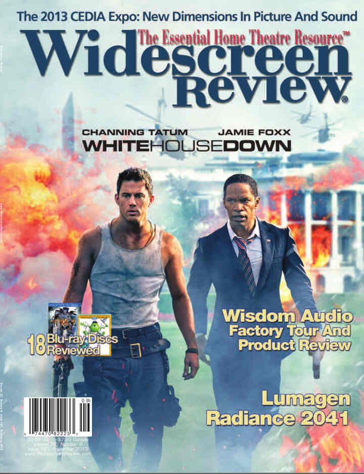WIDESCREEN REVIEW magazine side cover Issue 181 November 2013