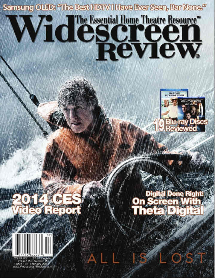 WIDESCREEN REVIEW magazine side cover Issue 184 February 2014