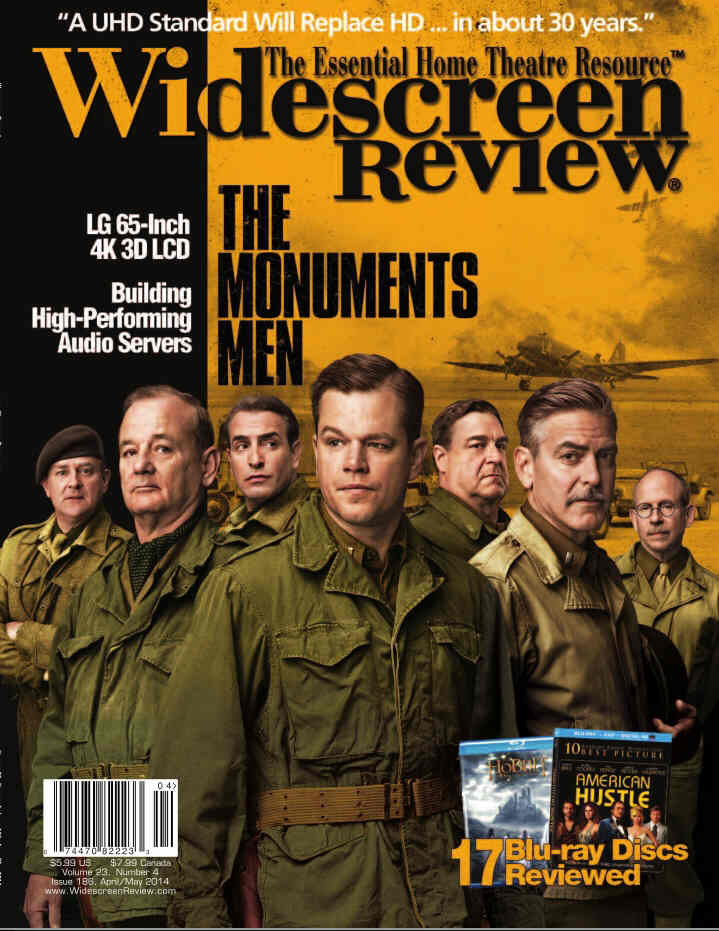 WIDESCREEN REVIEW magazine side cover Issue 186 April/May 2014