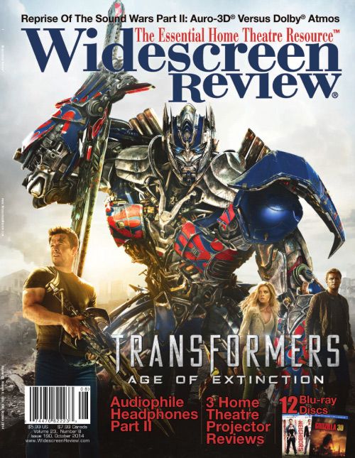 WIDESCREEN REVIEW magazine side cover Issue 190 October 2014