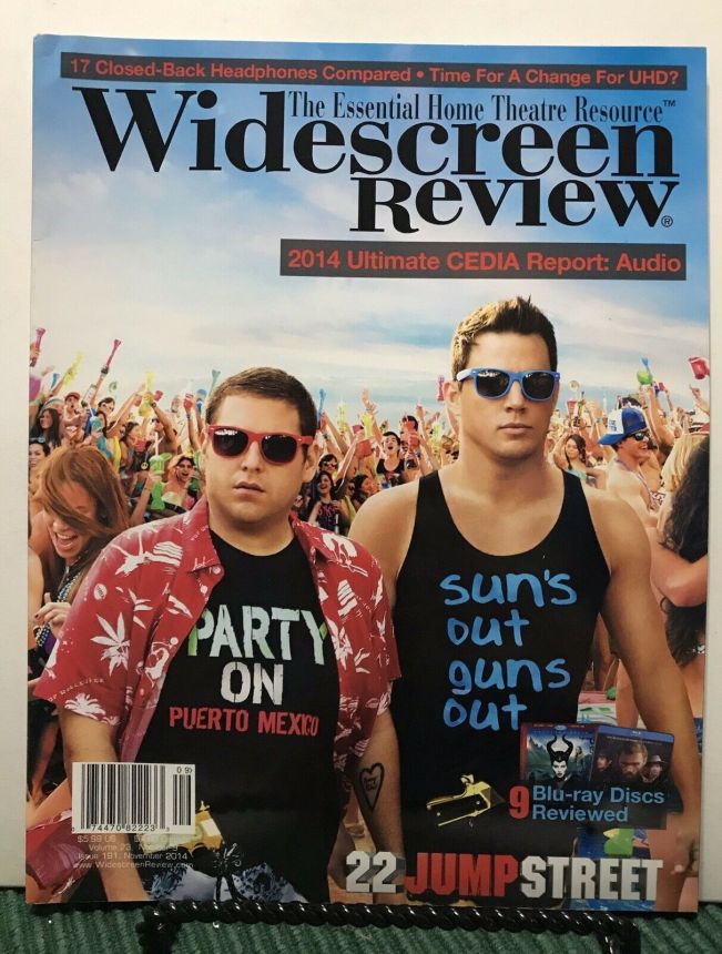 WIDESCREEN REVIEW magazine side cover Issue 191 November 2014