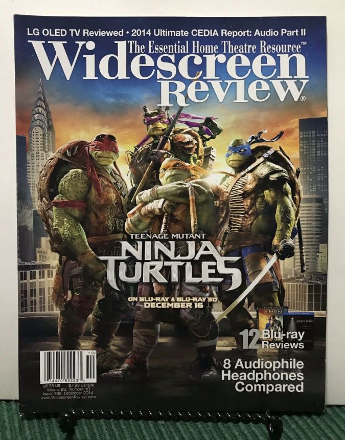 WIDESCREEN REVIEW magazine side cover Issue 192 December 2014