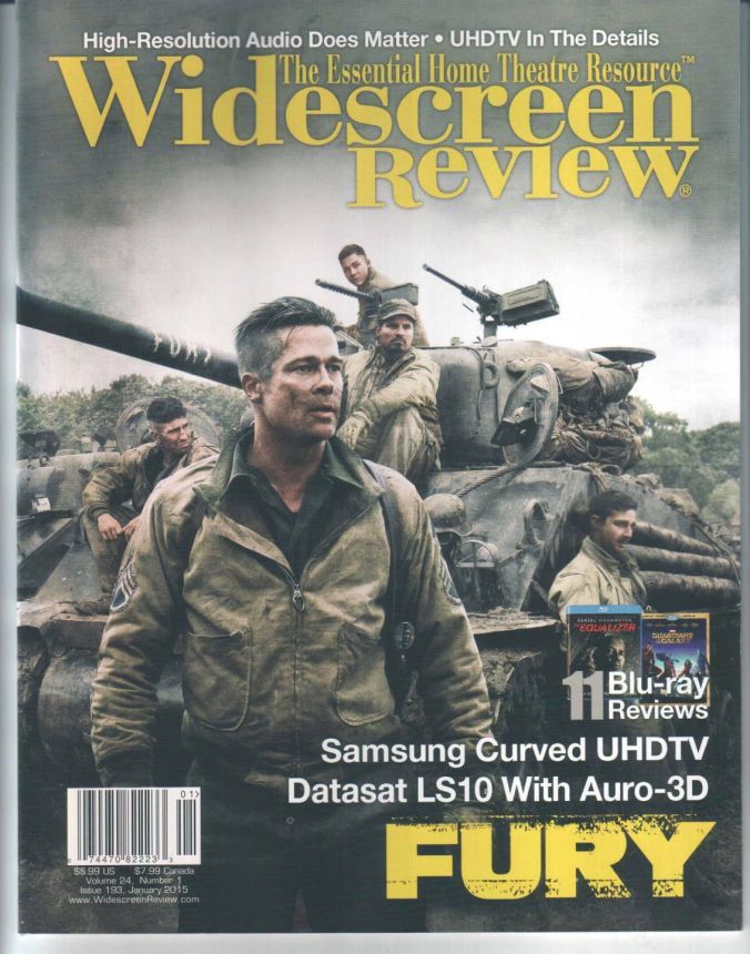 WIDESCREEN REVIEW magazine side cover Issue 193 January 2015