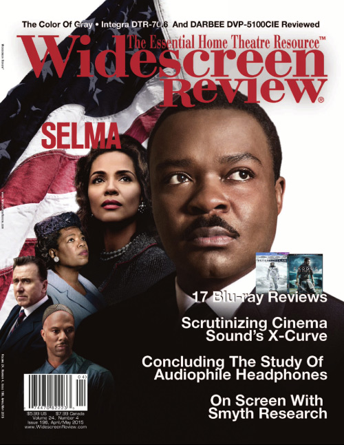WIDESCREEN REVIEW magazine side cover Issue 196 April/May 2015