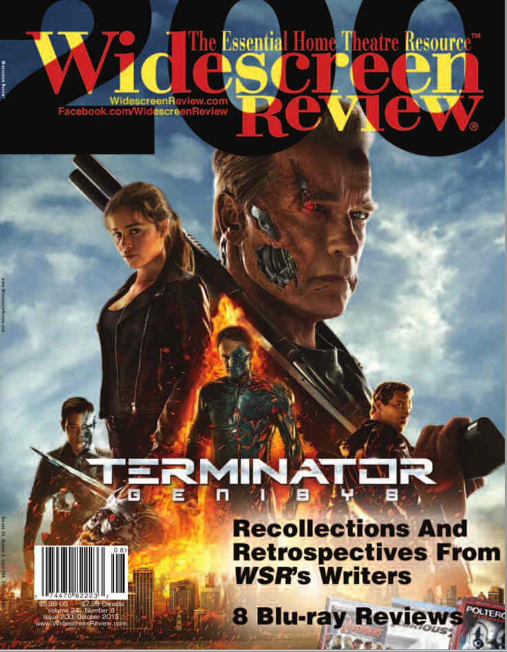 WIDESCREEN REVIEW magazine side cover Issue 200 October 2015