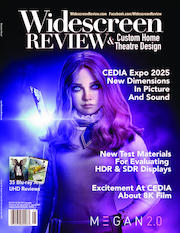 WIDESCREEN REVIEW magazine side cover Issue 281  September/October 2025