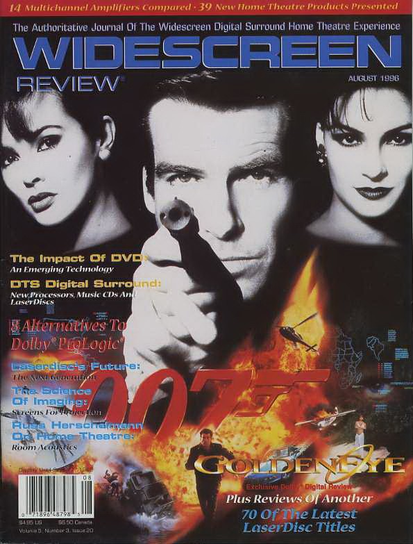 WIDESCREEN REVIEW magazine side cover Issue 20 August 1996