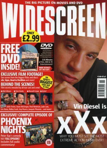 WIDESCREEN (UK) magazine side cover Issue 1 November 2002