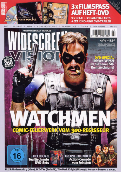 WIDESCREEN VISION magazine side cover March 2009