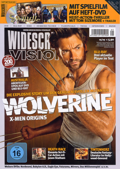 WIDESCREEN VISION magazine side cover May 2009