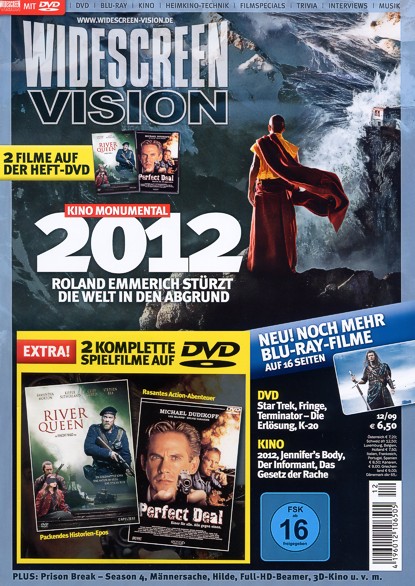 WIDESCREEN VISION magazine side cover December 2009