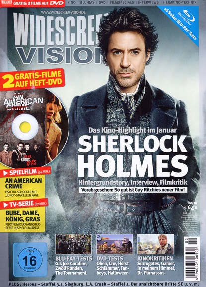 WIDESCREEN VISION magazine side cover February 2010