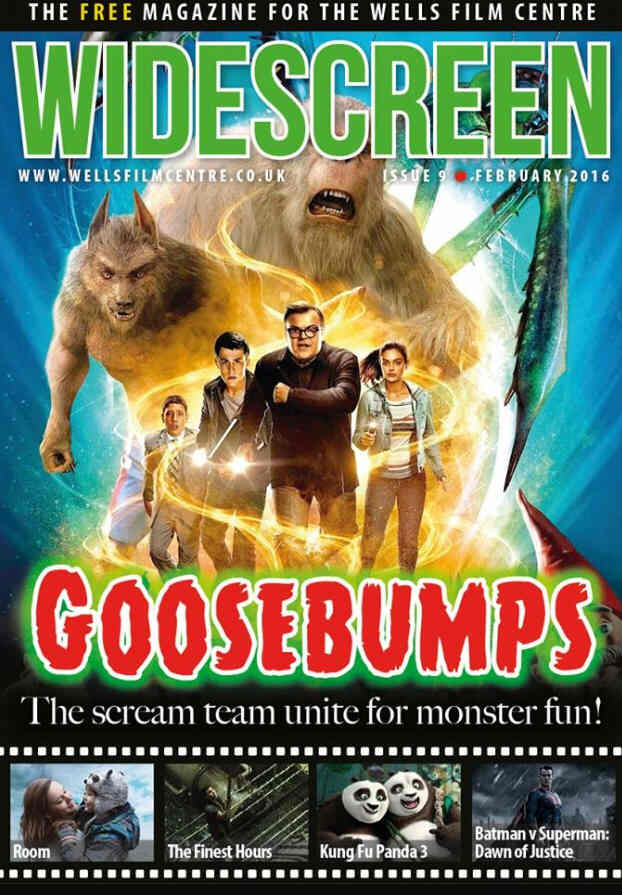 WIDESCREEN (WELLS) magazine side cover Issue 9 February 2016