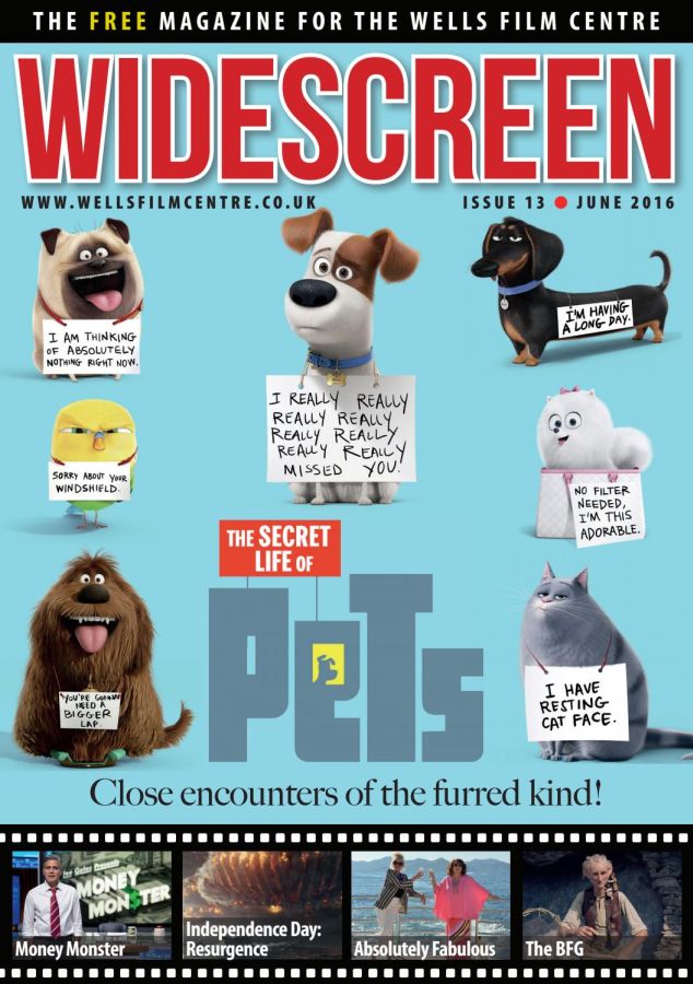 WIDESCREEN (WELLS) magazine side cover Issue 13 June 2016