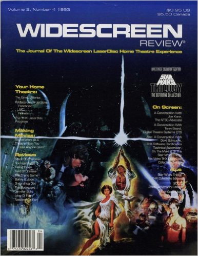 WIDESCREEN REVIEW magazine side cover Issue 5 September/October 1993