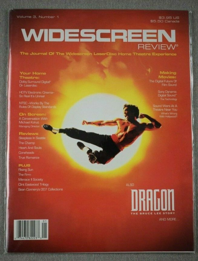 WIDESCREEN REVIEW magazine side cover Issue 7 February/March 1994