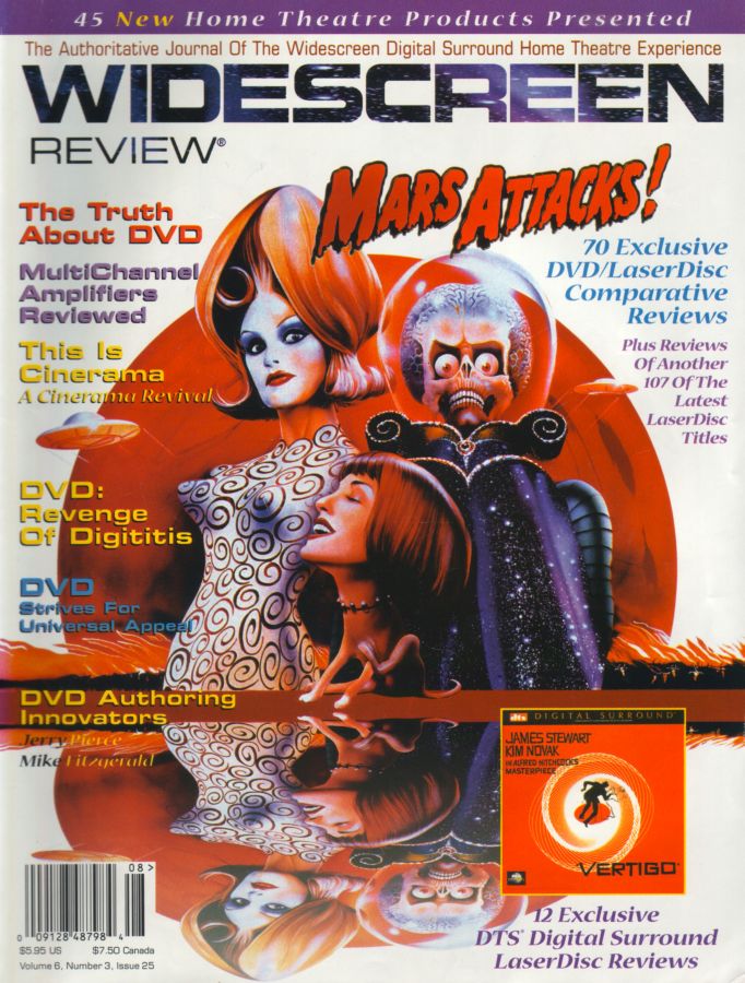 WIDESCREEN REVIEW magazine side cover Issue 25 September 1997