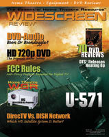 WIDESCREEN REVIEW magazine side cover Issue 43 November 2000