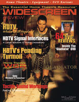 WIDESCREEN REVIEW magazine side cover Issue 44 December 2000