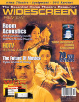 WIDESCREEN REVIEW magazine side cover Issue 50 July 2001