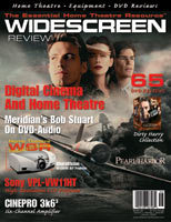 WIDESCREEN REVIEW magazine side cover Issue 56 January 2002