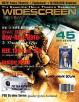 WIDESCREEN REVIEW magazine side cover Issue 62 July 2002
