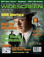 WIDESCREEN REVIEW magazine side cover Issue 70 March 2003
