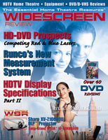 WIDESCREEN REVIEW magazine side cover Issue 71 April 2003