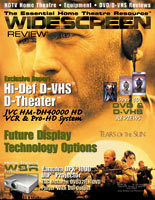 WIDESCREEN REVIEW magazine side cover Issue 73 June 2003