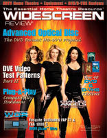 WIDESCREEN REVIEW magazine side cover Issue 78 November 2003
