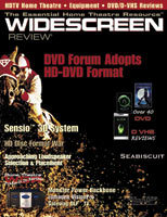 WIDESCREEN REVIEW magazine side cover Issue 81 February 2004
