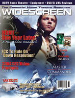 WIDESCREEN REVIEW magazine side cover Issue 84 May 2004