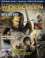 WIDESCREEN REVIEW magazine side cover Issue 85 June 2004