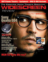 WIDESCREEN REVIEW magazine side cover Issue 86 July 2004