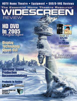 WIDESCREEN REVIEW magazine side cover Issue 90 November 2004