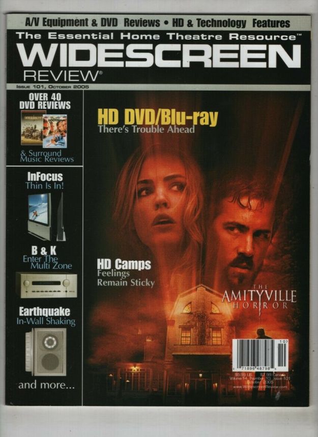WIDESCREEN REVIEW magazine side cover Issue 101 October 2005
