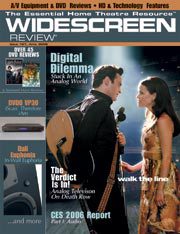 WIDESCREEN REVIEW magazine side cover Issue 107 April 2006