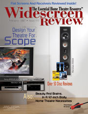 WIDESCREEN REVIEW magazine side cover Issue 117 February 2007