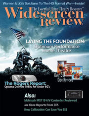 WIDESCREEN REVIEW magazine side cover Issue 118 March 2007