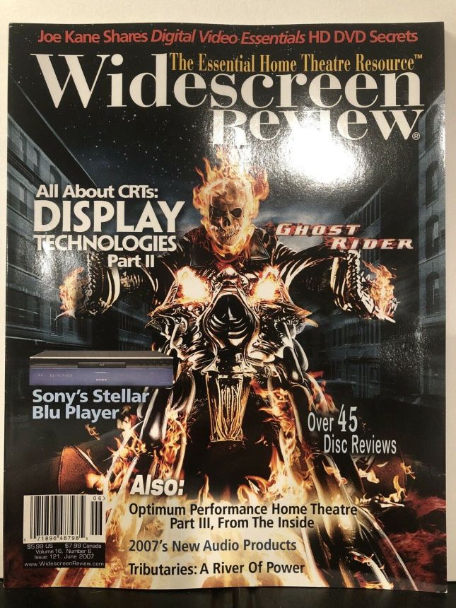 WIDESCREEN REVIEW magazine cover Issue 121 June 2007