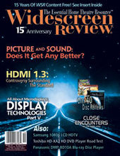 WIDESCREEN REVIEW magazine side cover Issue 124 October 2007