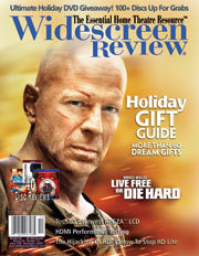 WIDESCREEN REVIEW magazine side cover Issue 126 December 2007