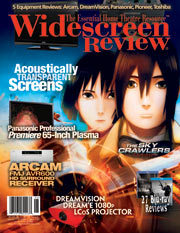 WIDESCREEN REVIEW magazine side cover Issue 140 May/June 2009