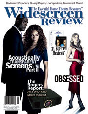 WIDESCREEN REVIEW magazine side cover Issue 141 July/August 2009