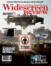 WIDESCREEN REVIEW magazine side cover Issue 145 December 2009